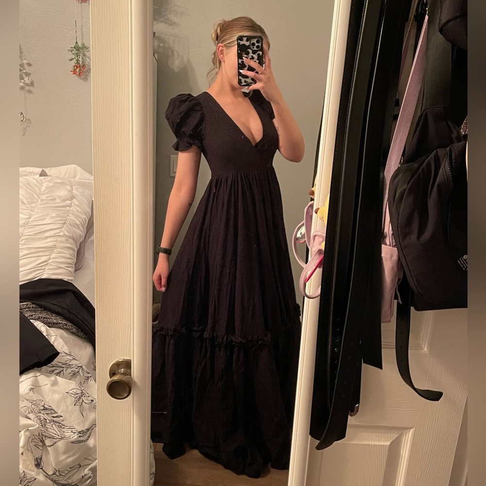 Selkie Caviar Prairie Gown (Sold Out Online)